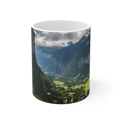 "Lauterbrunnen Majesty Mug: Inspire Mornings"