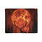 Lava Antlers of Cosmic Deer Plush Fleece Throw Blanket