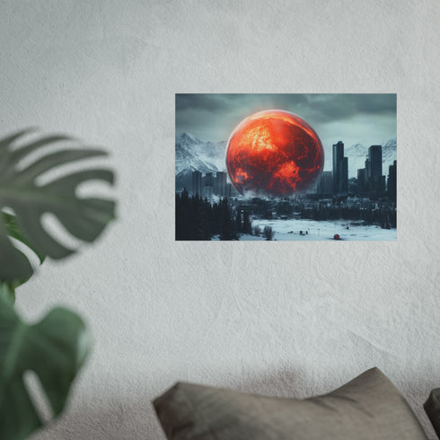 Lava Sphere Frozen City Orbit