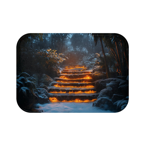 Lava Staircase Bath Mat Jungle
