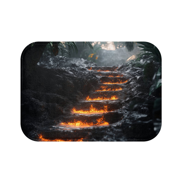 Lava Staircase Jungle Bath Mat