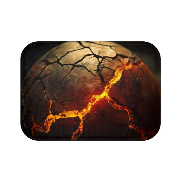 Lava Vein Planet Bath Mat