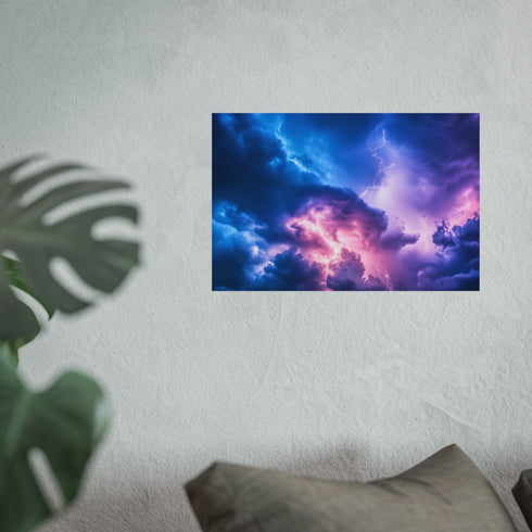 Layered Dimension Storm Break Poster