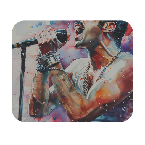 Legendary Freddie Mercury Watercolor Mouse Pad