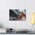 Legendary Michael Schumacher racing legacy canvas art print, hanging hardware included.