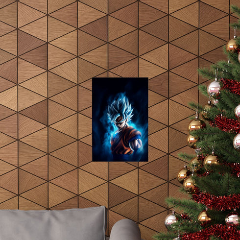 Legendary Super Saiyan Blue Goku poster for Back to School.