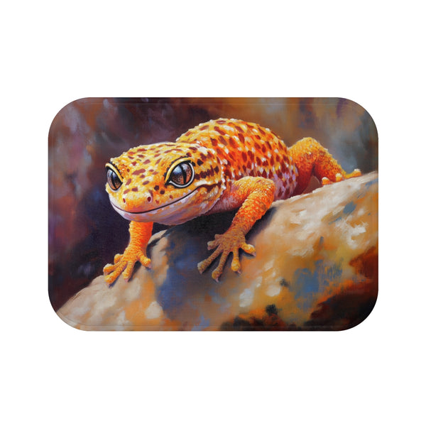 "Leopard Gecko Cute Bath Mat"