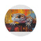 "Leopard Gecko Cute Round Rug"