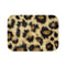 Leopard Print Fur Bath Mat