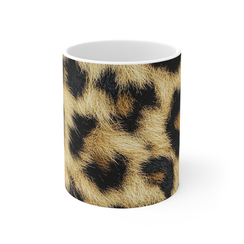 Leopard Print Fur Pattern Coffee Mug