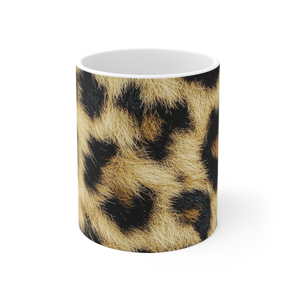 Leopard Print Fur Pattern Coffee Mug