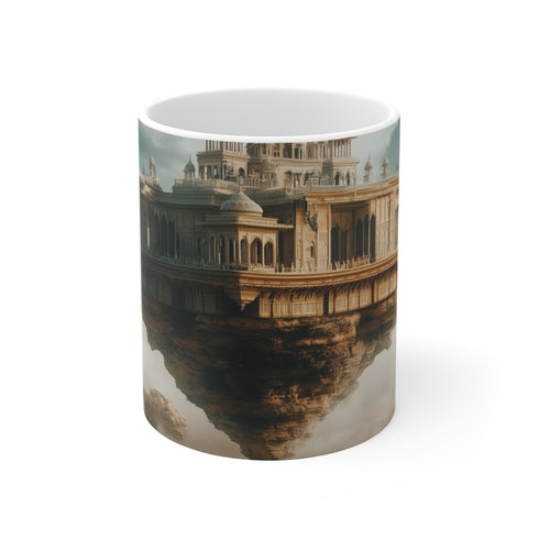 Levitating Desert Palace Storm Mug