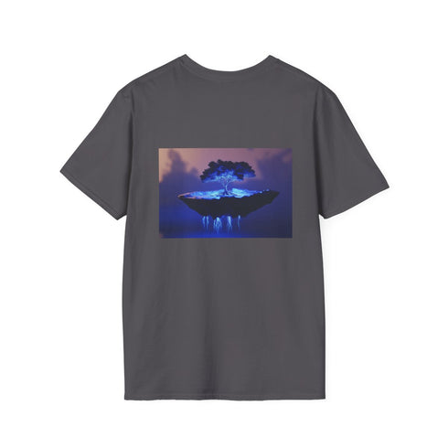 Levitating Tree Graphic T-Shirt Design