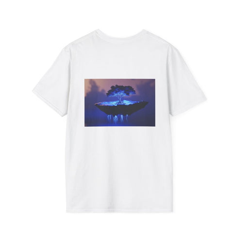 Levitating Tree Graphic T-Shirt Design