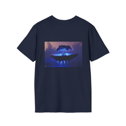 Levitating Tree Graphic T-Shirt Design