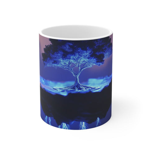Levitating Tree Mug Glowing Roots