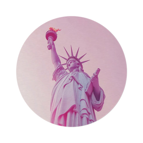 "Liberty Torch Round Rug: Kensoon"