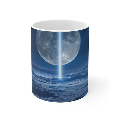 Light Beam Moon Coffee Mug