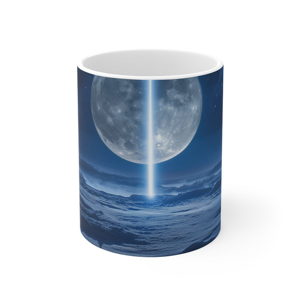 Light Beam Moon Coffee Mug