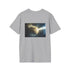 Light Beam Piercing Moon T-Shirt