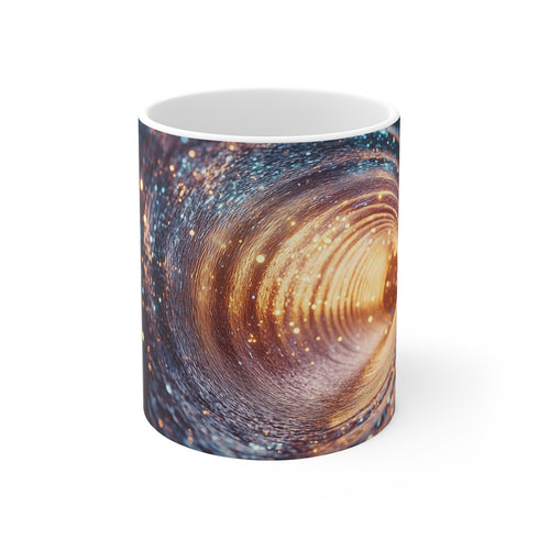 "Light Tunnel Dark Matter Mug"