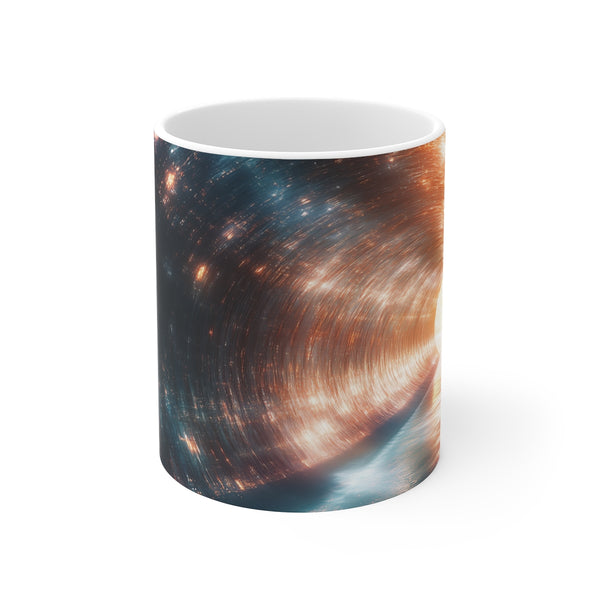 "Light Tunnel Inspired Coffee Mug"