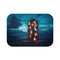 "Light-Up Book Tower Bath Mat"