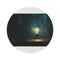 "Lightbeam Round Rug: Illuminate Your Space!"