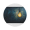 "Lightbulb Glow Round Rug"