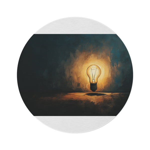 "Lightburst Round Rug"