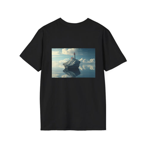 Lighthouse Floating Rock Graphic Tee