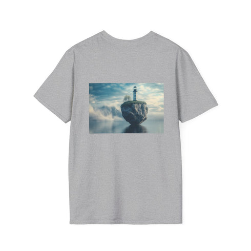 Lighthouse Floating Rock T-Shirt Design