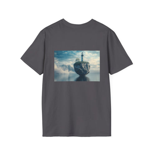 Lighthouse Floating Rock T-Shirt Design