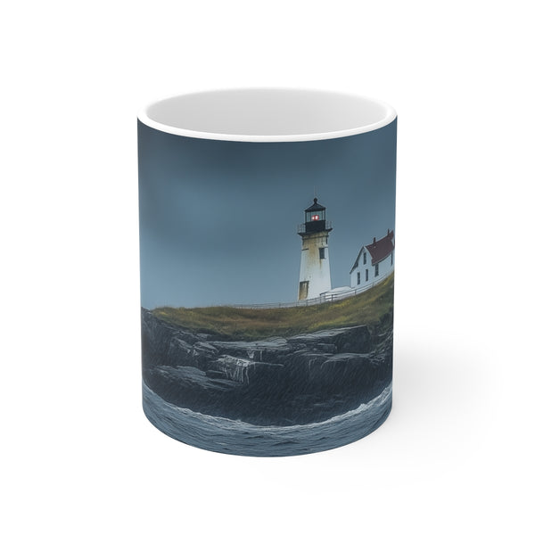 Lighthouse Floating Storm Coffee Mug