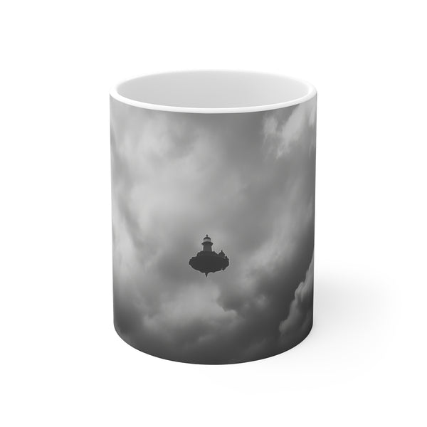 Lighthouse Mug Floating Above Storm