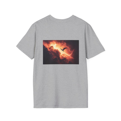Lightning Dragon Storm Flying T-Shirt