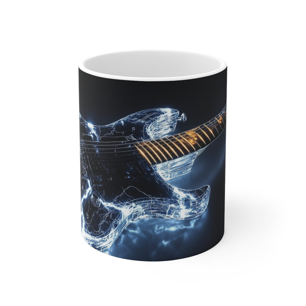 Lightning Electric Guitar Design Mug