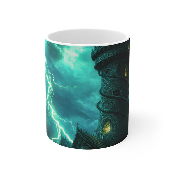"Lightning Serpent Tower Coffee Mug"