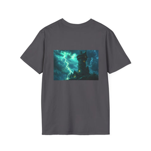 Lightning Serpents Tower T-Shirt Design