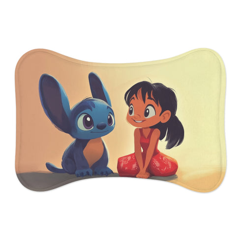 "Lilo & Stitch Pet Mat: Cozy Comfort for Your Furry Friend!"