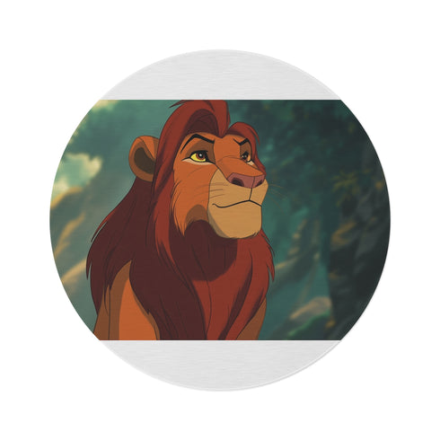 "Lion King Mufasa Round Rug"