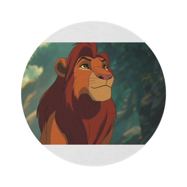 "Lion King Mufasa Round Rug"