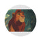 "Lion King Mufasa Round Rug"