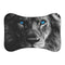 "Lion King Pet Mat: Mesmerizing Blue Eyes"