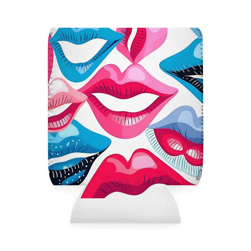 Lips Hush Can Cooler Sleeve