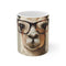 "Llama Hipster Glasses Mug: Your Daily Caffeine Fix"