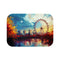 London Eye Painting Bath Mat