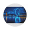 "London Eye Round Rug: Cityscape Elegance"