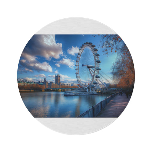 "London Eye Round Rug: Unique"