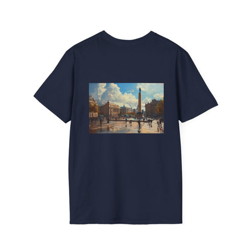 London Masterpiece Tee - Trafalgar Square Painting